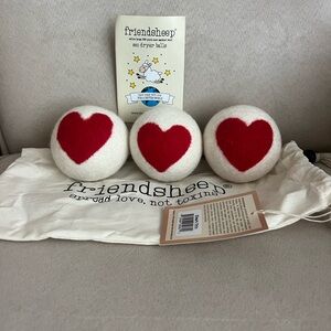 NEW FriendSheep Eco Dryer Balls: Heart Trio ❤️❤️❤️